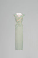ROSEE de MATIN • Mint Embroidery Chopical I-line Dress