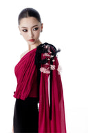 Crimson Étoile Cape Couture Gown for women, from MR CRAZY & LADY SEXY, The Viet Concept 
