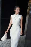 KEIRA TONG • Sculpted Sleeveless Dress