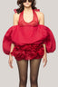 Jacobs Bodycon Puffy Sleeved Polyester Mini Dress for women, from Das la Vie, The Viet Concept 