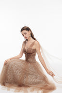 JOSÉPHINE • Darius Glitter Tulle Embellished Gown
