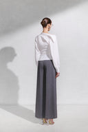 Nivea Asymmetric Bamboo Silk Shirt for women, from ARTI, The Viet Concept 