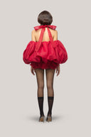 Jacobs Bodycon Puffy Sleeved Polyester Mini Dress for women, from Das la Vie, The Viet Concept 