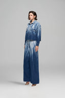 Tie-Dye Flap Pockets Cropped Jacket for women, from GVLUX, The Viet Concept 