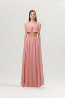 Elora Leaf Embellished Corset Maxi Dress for women, from JOSEPHINE, The Viet Concept 