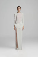 Caprila Dress In White for woman, from ARTI, The Viet Concept