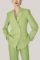Glen Straight Double Breasted Twill Blazer for women, from HOBB, The Viet Concept 