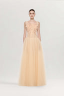 Vespera Couture Floral Corset Evening Gown for women, from JOSEPHINE, The Viet Concept 