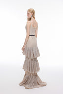 JOSÉPHINE • Poise Chiffon Draped Maxi Dress