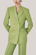 Glen Straight Double Breasted Twill Blazer for women, from HOBB, The Viet Concept 