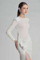 Caprila Dress In White for woman, from ARTI, The Viet Concept