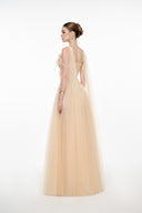 Vespera Couture Floral Corset Evening Gown for women, from JOSEPHINE, The Viet Concept 