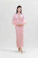 Van Nha Sheer Layered Cotton Silk Gown for women, from DO LONG, The Viet Concept 