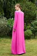Luxury Crystal Embellished Tunic Evening Gown Long Sleeves for women, from IHF ATELIER, The Viet Concept