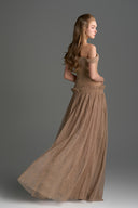 IHF STUDIO • Aurelia Vine Guipure Lace Off-Shoulder A-Line Dress