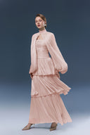 Alriza Pink Chiffon Layered Evening Gown for women, from JOSEPHINE, The Viet Concept