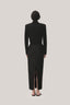 Black Thien Van Cropped Long Sleeved Tweed Jacket for women, from TINH, The Viet Concept 