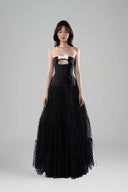 Black Larra Maxi Dress for women, from Huelley Rose, The Viet Concept 