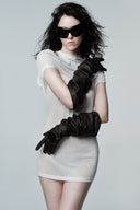 Zireth Élevé High Neck Sculpted Mini Dress for women, from DAS LA VIE, The Viet Concept 