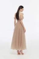 Fanny Azure Off-Shoulder Tulle Gown for women, from JOSEPHINE, The Viet Concept 