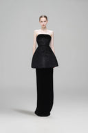 Velvet Vault Strapless Sparkle Gown for women, from SORAMAME, The Viet Concept