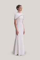 White Grimby Maxi Dress for women, from Jenny K Tran, The Viet Concept 1