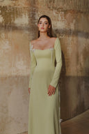 L' SCARLETT • Celeste Floral Élan A-Line Maxi Dress