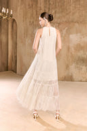 Kristie Sequin-Embellished Lace Midi Dress for women, from ARTI APPAREL, The Viet Concept 