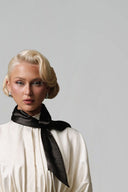 Cream Melis Mini Dress - With Bow for women, from Guyehi Studio, The Viet Concept 