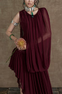 AN HERITAGE • Le Petit Cours D'Eau Sheer Dress