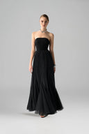 Allure Crystal-Draped Chiffon Couture Gown for women, from DANG PHONG DESIGNER, The Viet Concept