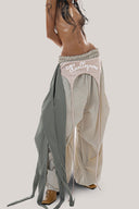 Beige Kalista Pants  for women, from Huelley Rose, The Viet Concept 