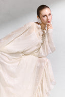 Solara Pleated Lace Couture Dress for women, from ARTI, The Viet Concept 