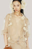 Crocus Straight See-Through Chiffon Jacket for women, from DAS LA VIE, The Viet Concept 
