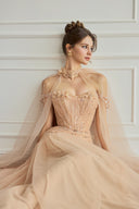 Estrel Crystal-Embellished Chantilly Lace Gown for women, from CALISTA, The Viet Concept