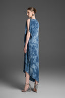 GVLUX • Flowing Side Flap Floral Lace Dress