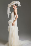 Heritage Halo Veil Couture Hat for women, from LINH DOAN, The Viet Concept