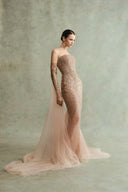 Aurelia Crystal Illusion Mermaid Gown for women, from DUONG ATELIER, The Viet Concept