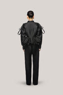 Farley Peplum Collared Neck Organza Shirt for women, from Das La Vie, The Viet Concept 