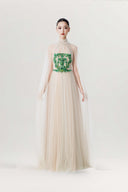 Emerald Sovereign Embellished Tulle Gown for women, from MR CRAZY & LADY SEXY, The Viet Concept 