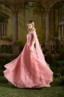 Rose Aurelia Floral Trim Organza Tulle Couture Gown for women, from MADDY HATES ROSE, The Viet Concept
