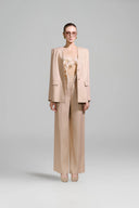 Tellus Magnolia Embroidered Tulle Top for women, from ARTI, The Viet Concept 