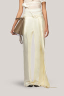 Acosta Straight Extended Flap Poly Organza Floor Length Pants for women, from Das La Vie, The Viet Concept 