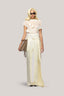 Acosta Straight Extended Flap Poly Organza Floor Length Pants for women, from Das La Vie, The Viet Concept 