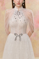 Galio Haute Couture Illusion Halter Gown for women, from JOSEPHINE, The Viet Concept 