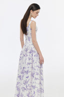 Reina Floral Chiffon Maxi Dress for women, from JOSEPHINE,  The Viet Concept 