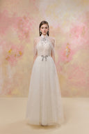 Galio Haute Couture Illusion Halter Gown for women, from JOSEPHINE, The Viet Concept 