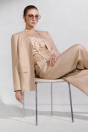 ARTI APPAREL • Tellus Magnolia Embroidered Tulle Top