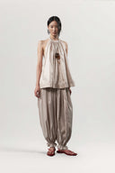 Than Phiem Halter Silk Top for women, from DAS LA VIE, The Viet Concept 