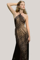Naomi Asymmetrical Maxi Dress for women, from La Vierge, The Viet Concept 
